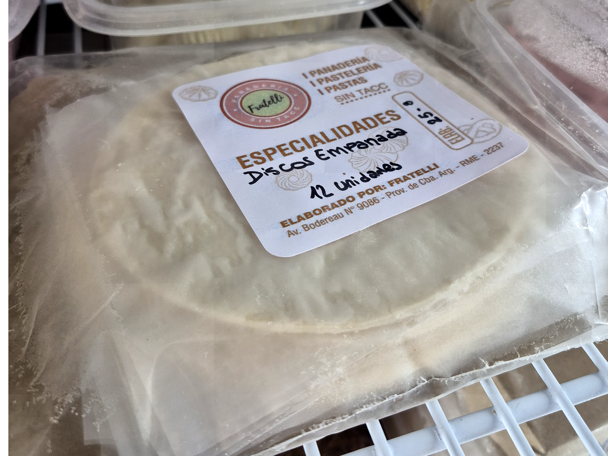 DISCOS DE EMPANADAS CRIOLLAS