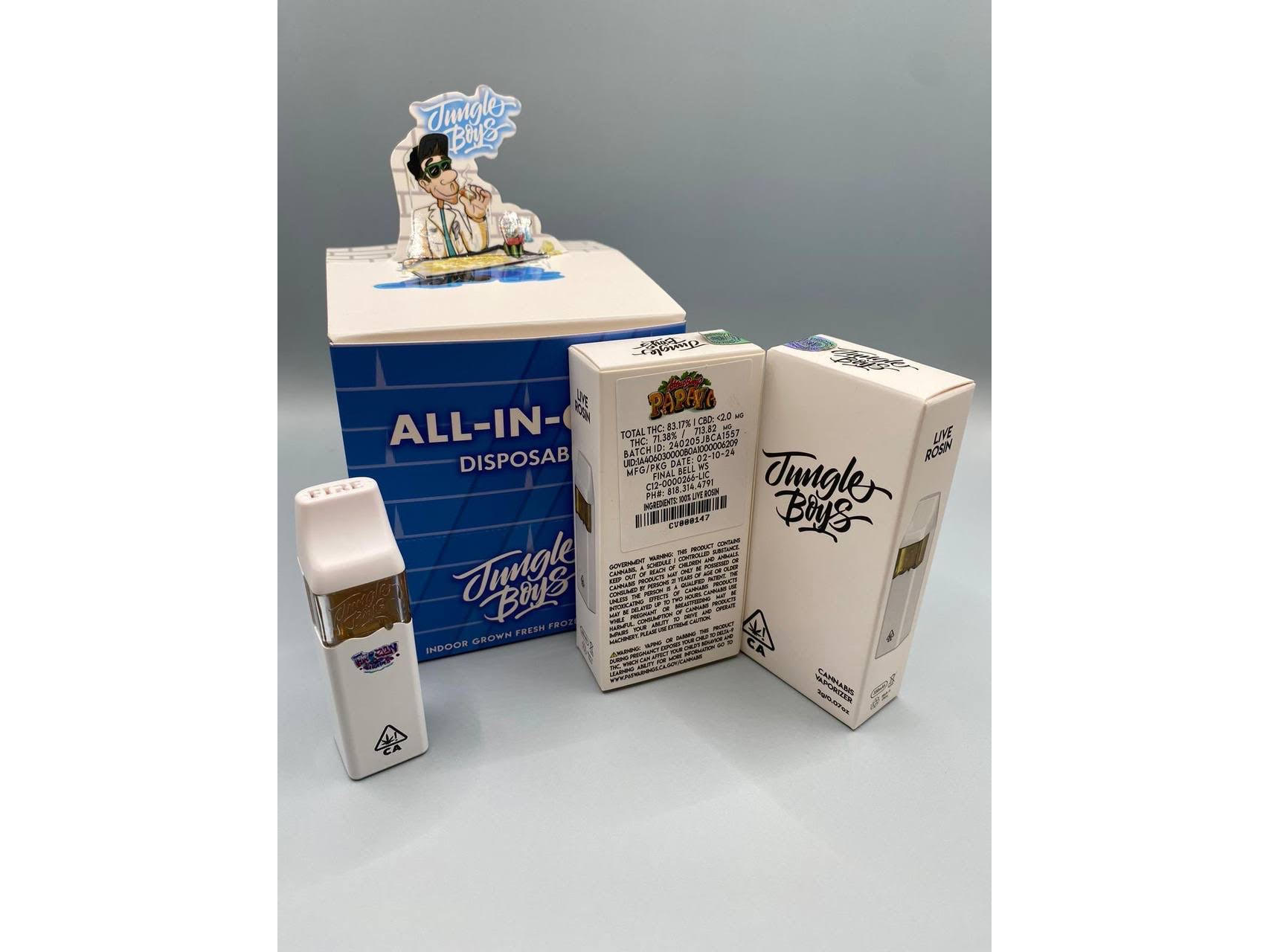 Vaporizador descartable - Jungle boys 2gr