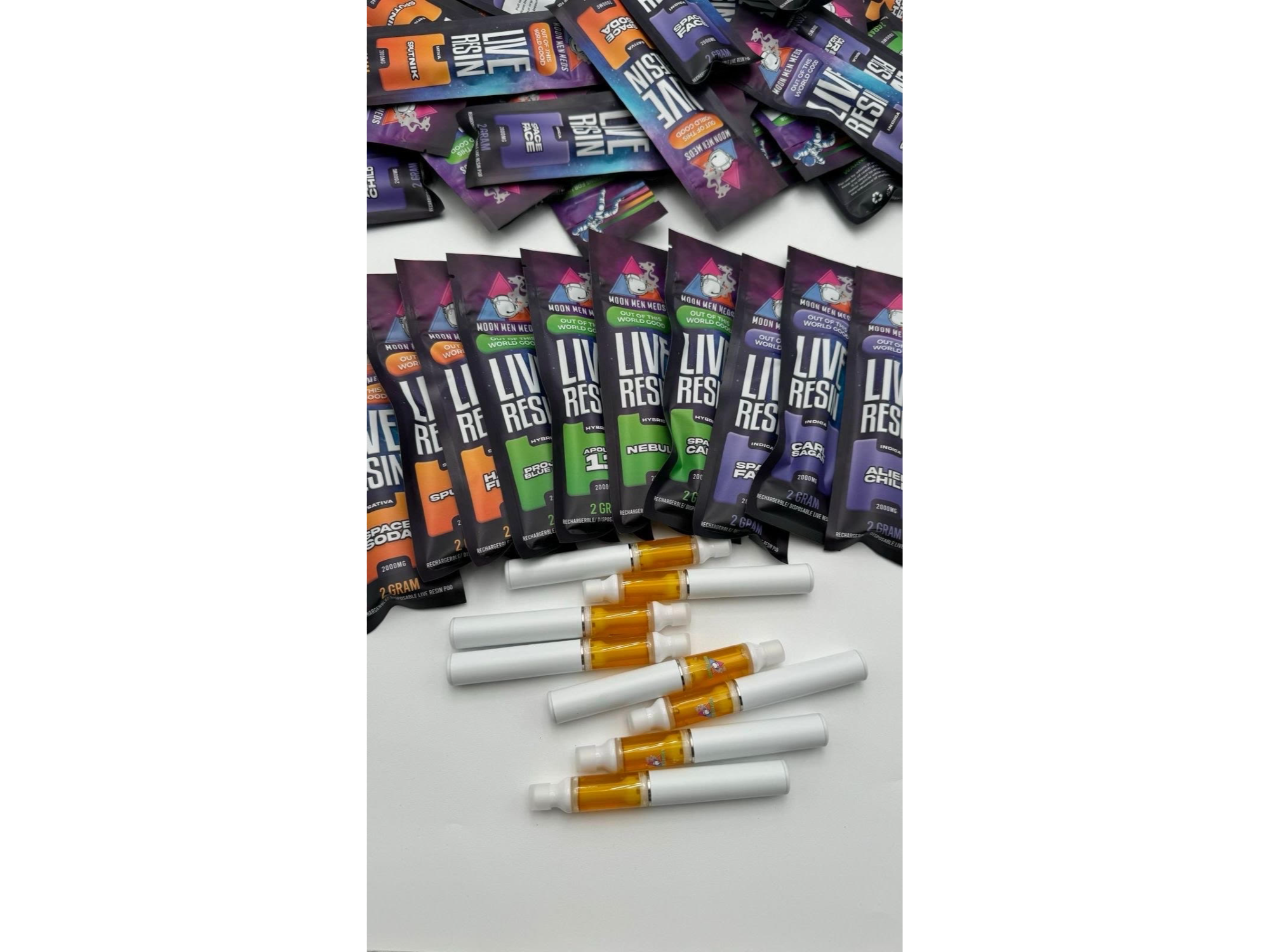 Vaporizador descartable - Moon Men Meds - Live Resin 2ML