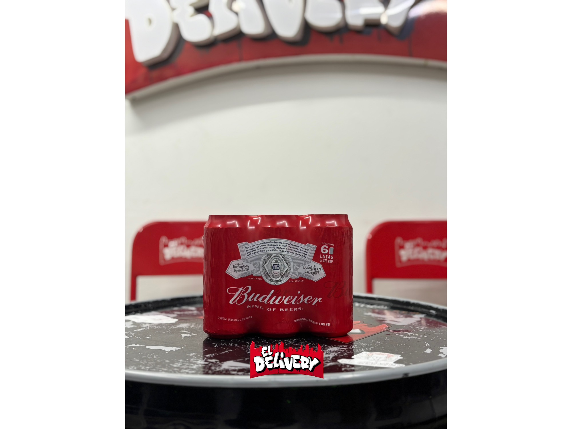 Six Pack Budweiser 473cc