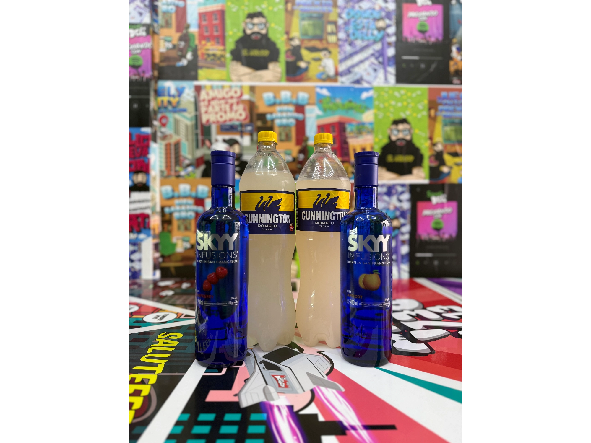 2 SKYY Saborizados + 2 Pomelo 1.5lt