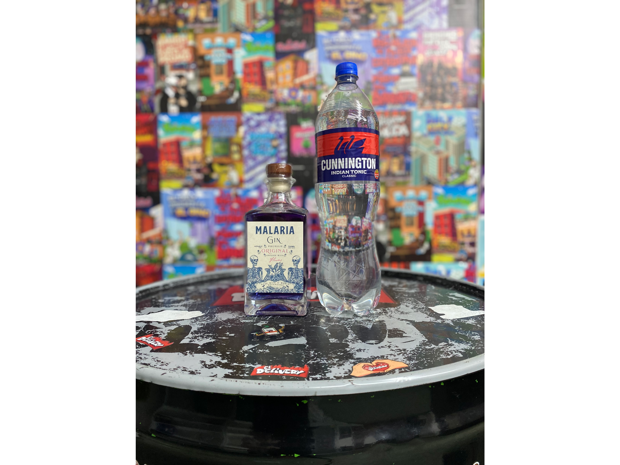 Gin Malaria Azul + Tónica 1.5lt