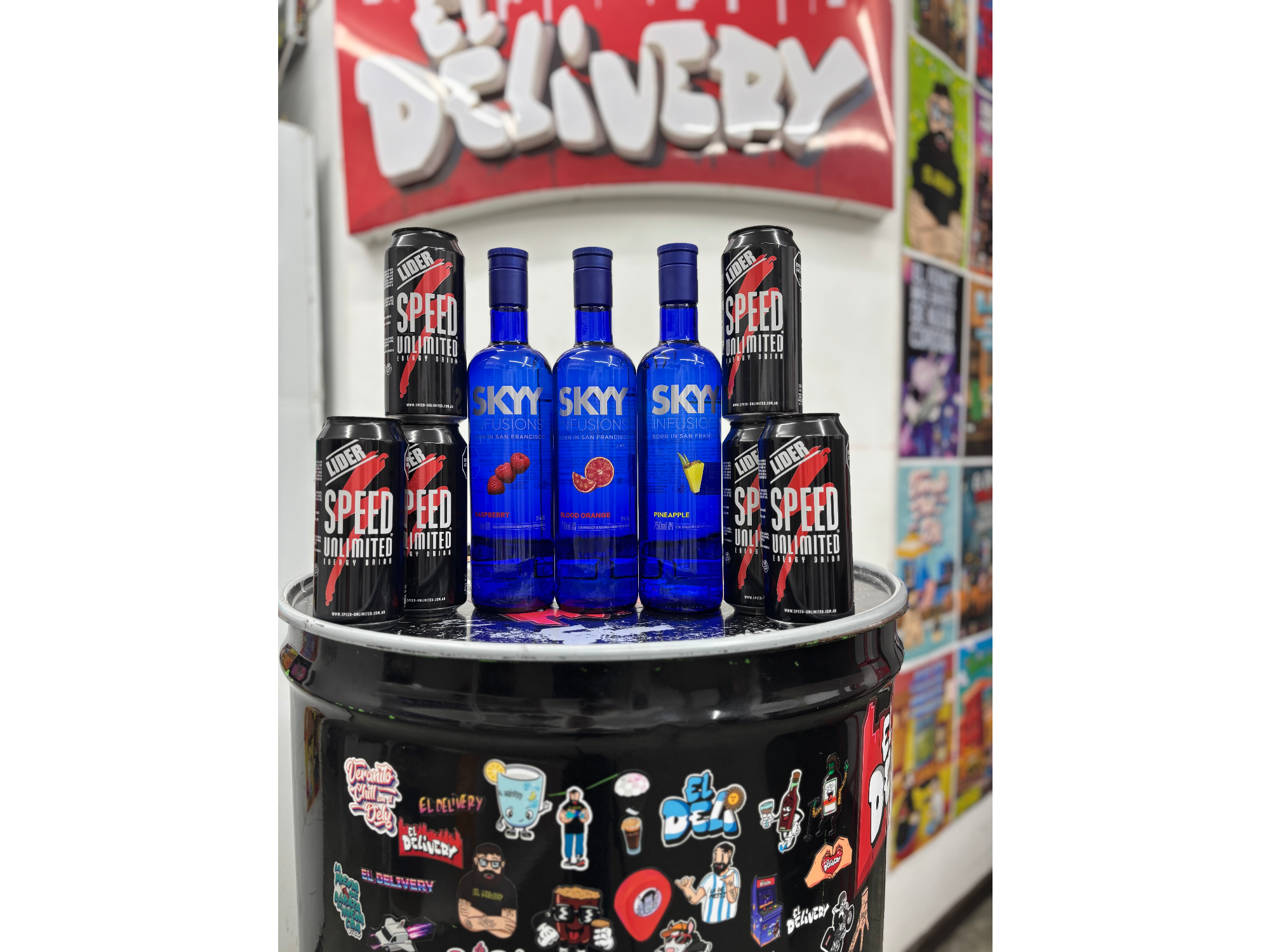 3 SKYY Saborizados + 6 Speed XL