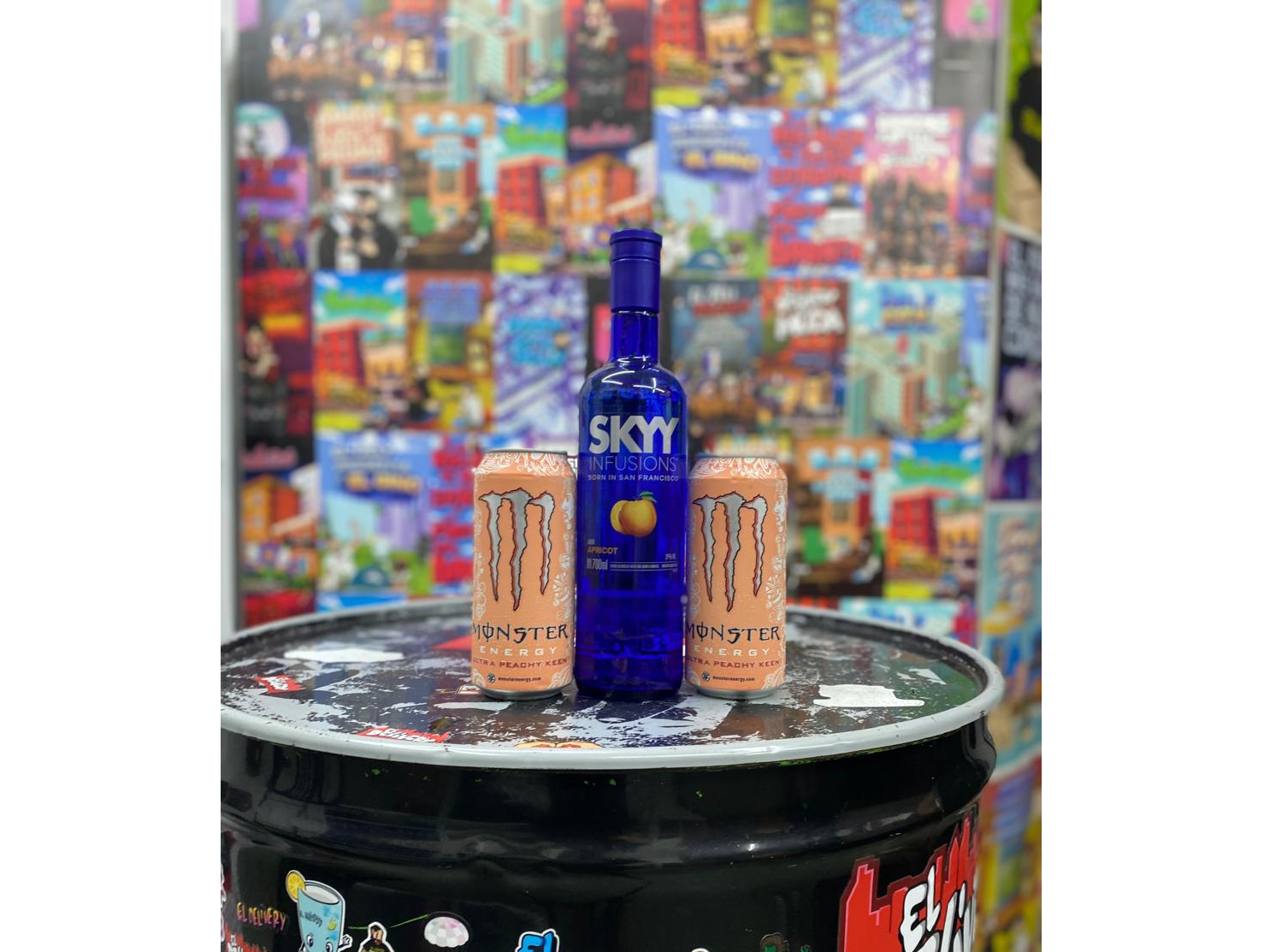 SKYY Saborizado + 2 Monster 473cc