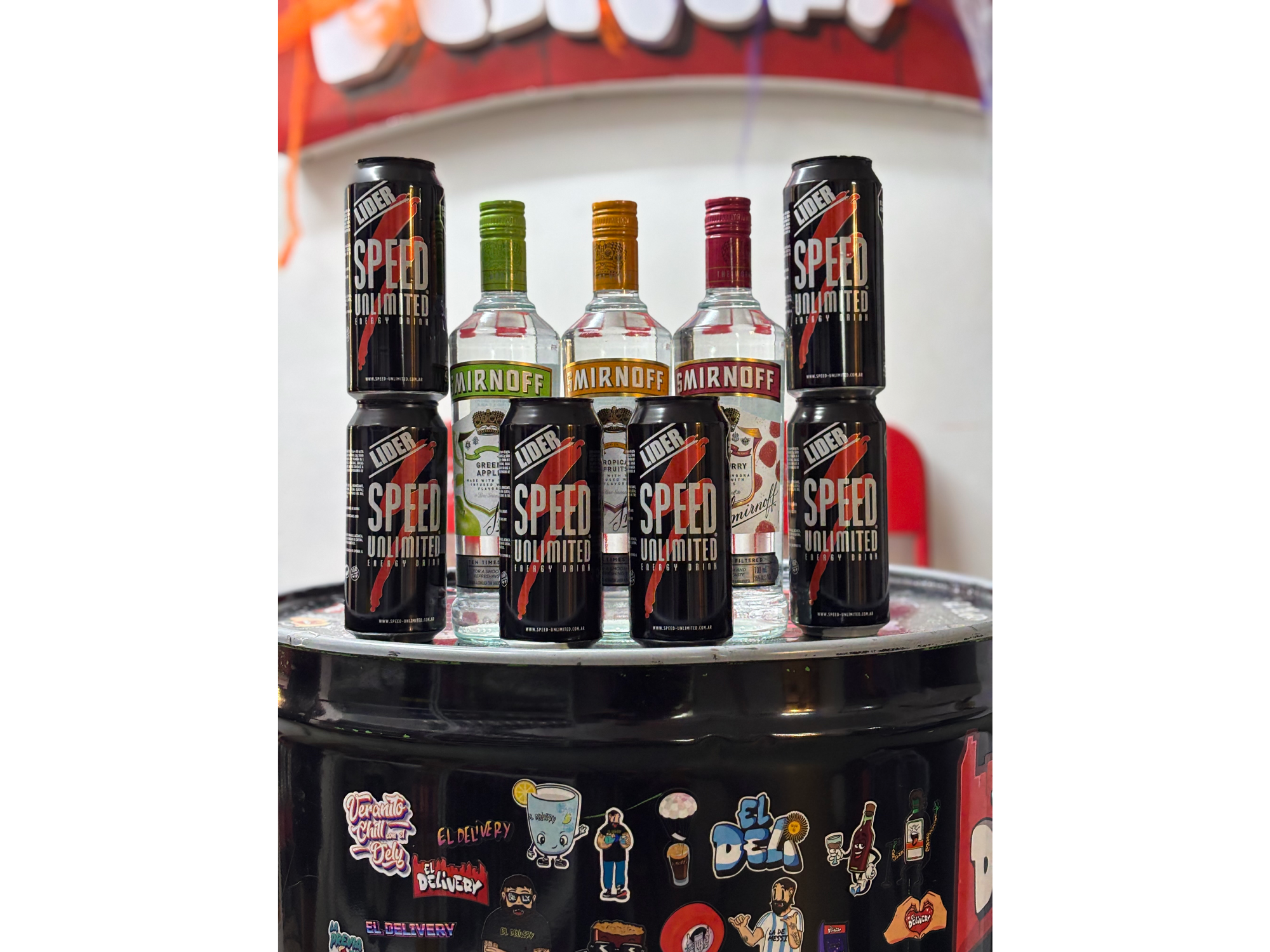 3 Smirnoff Saborizados + 6 Speed XL