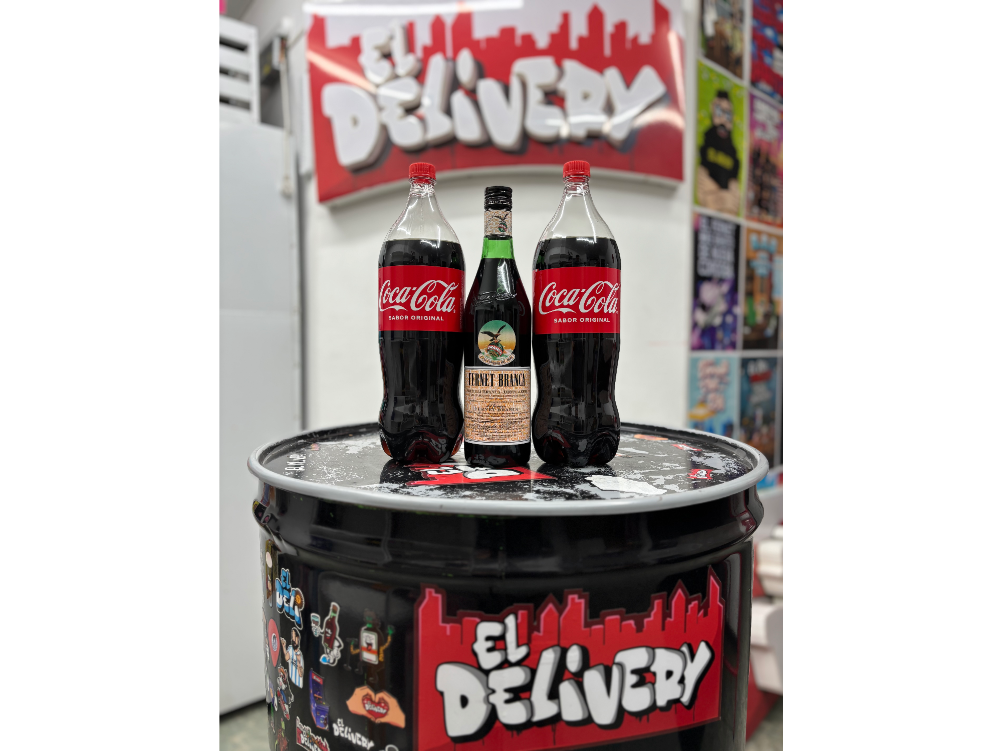 Fernet Branca 750 + 2 Coca Cola 1.5 o 1 Coca 3lt