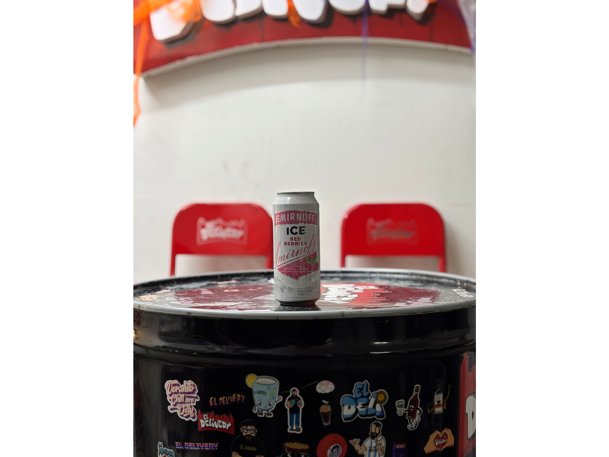 Lata Smirnoff Raspberry 473cc