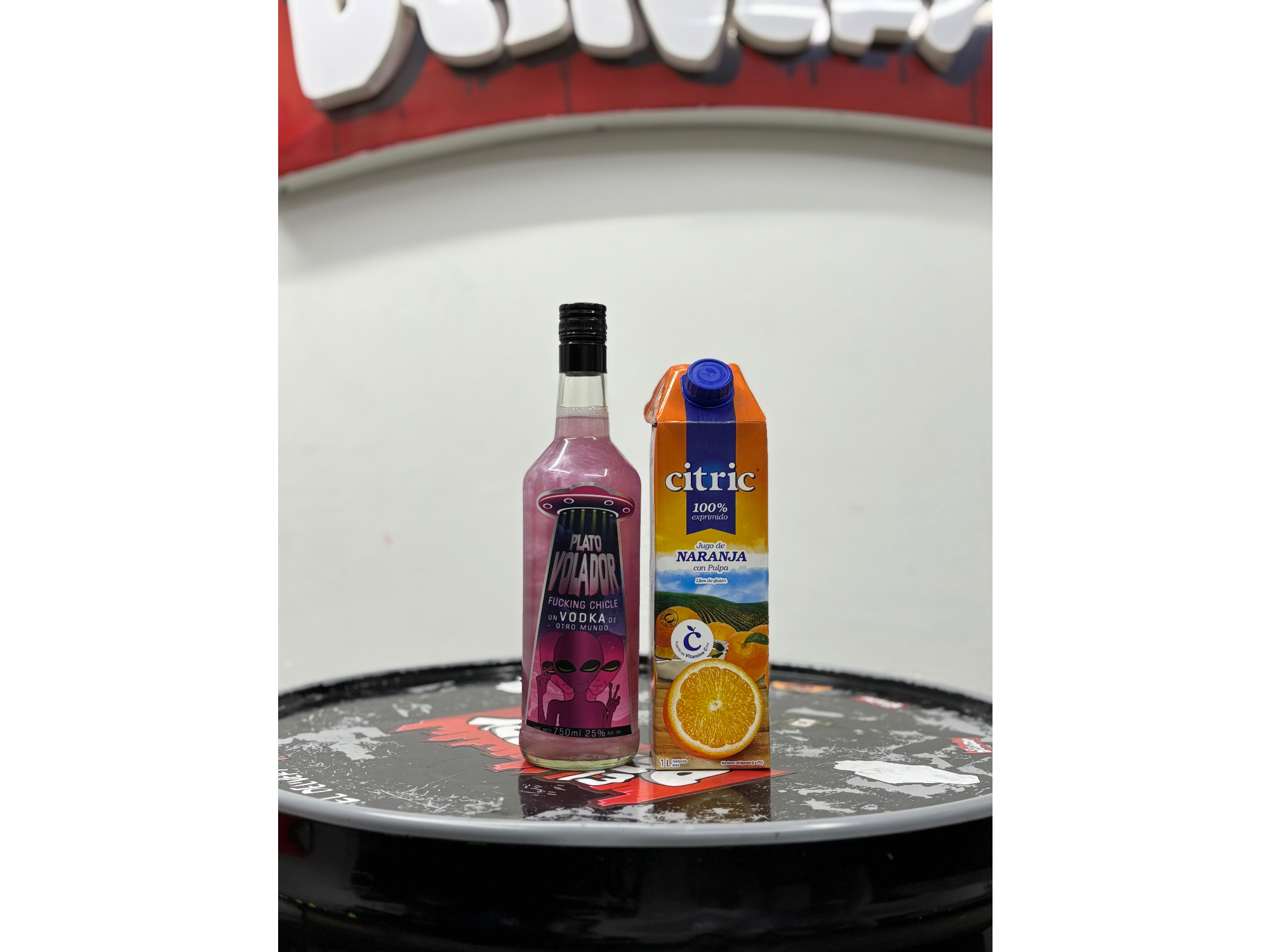 Vodka Plato Volador + Citric 1lt