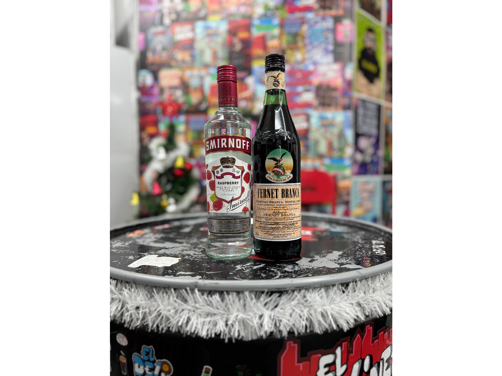 1 Fernet Branca 750cc + 1 Smirnoff Saborizado