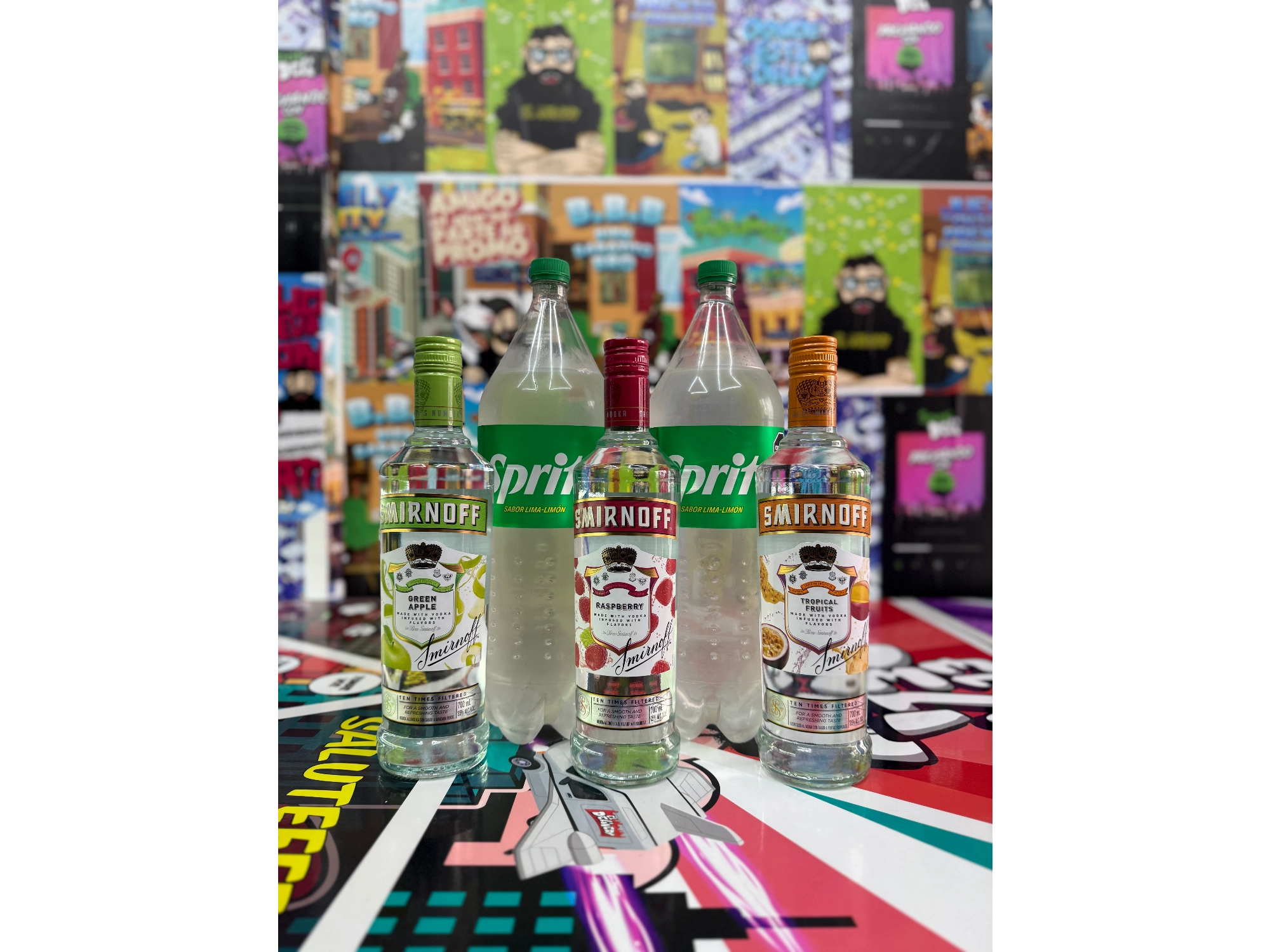 3 Smirnoff Saborizado + 2 Sprite 2.25lt