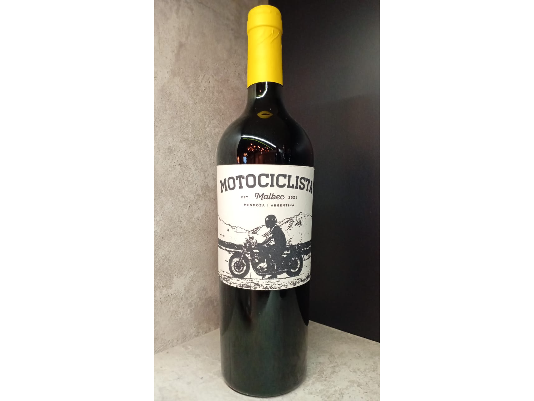 Motociclista malbec