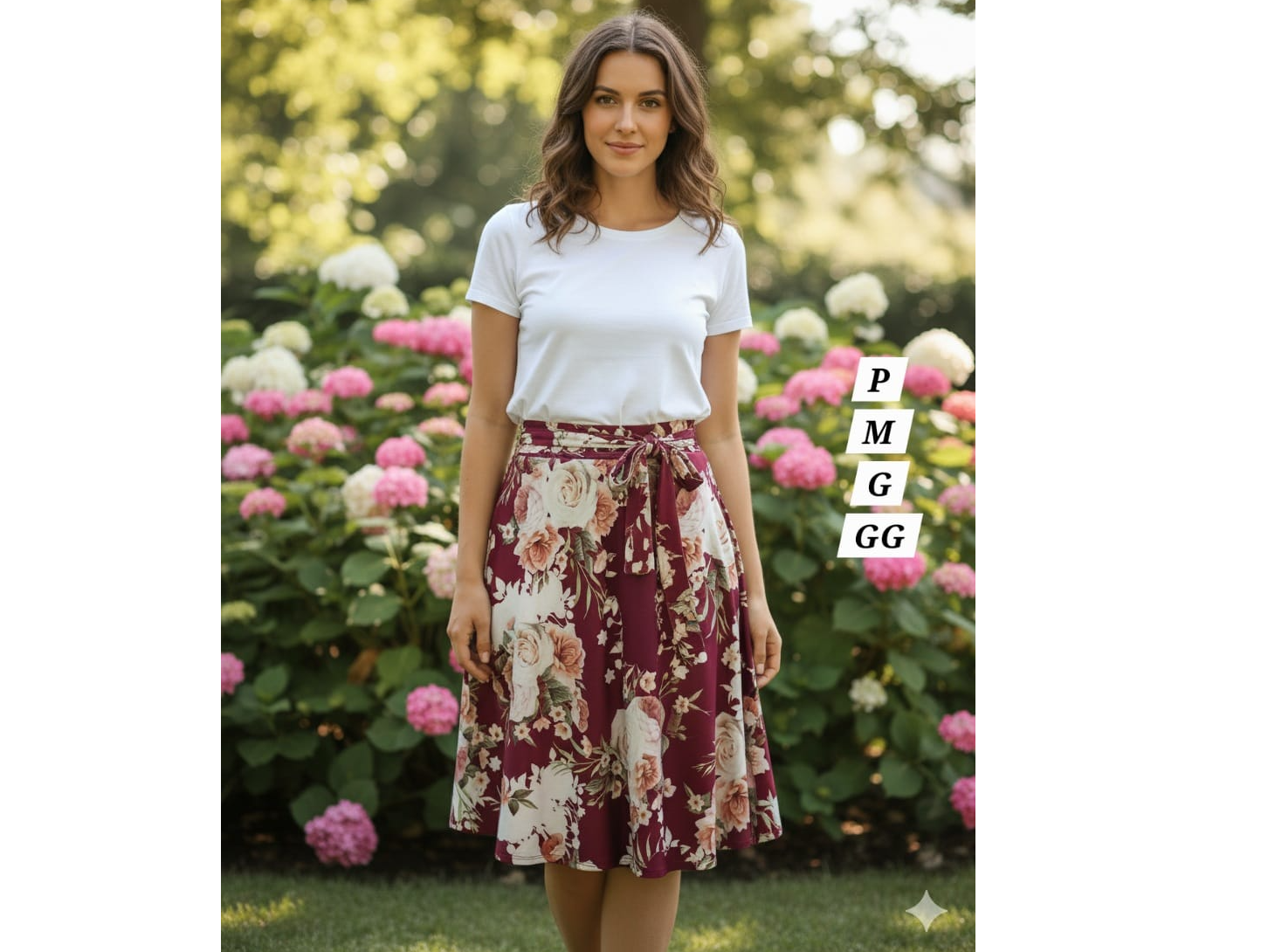 Pollera de suplex talla P M G GG