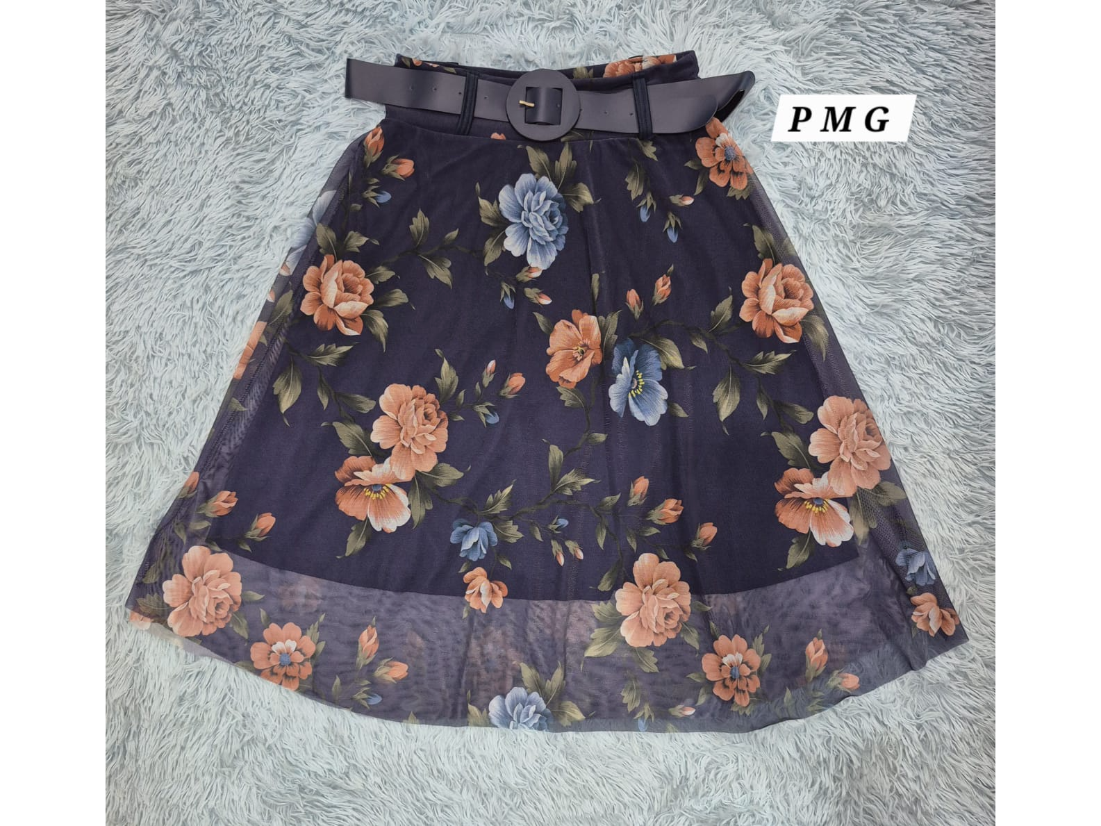 Pollera de tul talla única PM con cinto