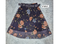 Pollera de tul talla única PM con cinto