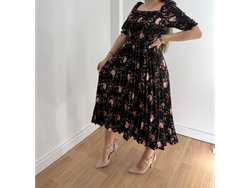 Vestido plisado talla U cubre M al GG