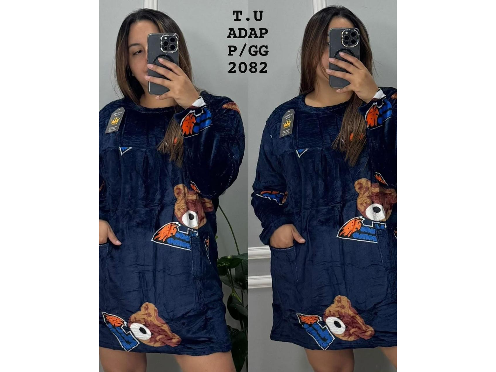 Camisón de plush talle unico