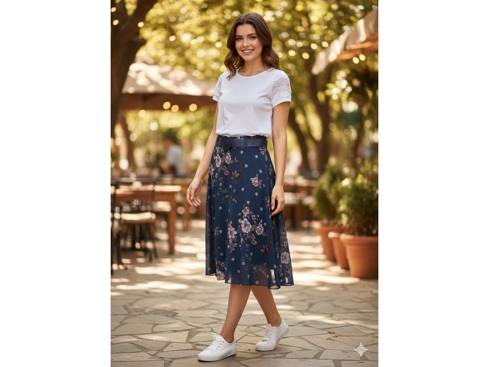 Pollera de tul talle P /M con cinto