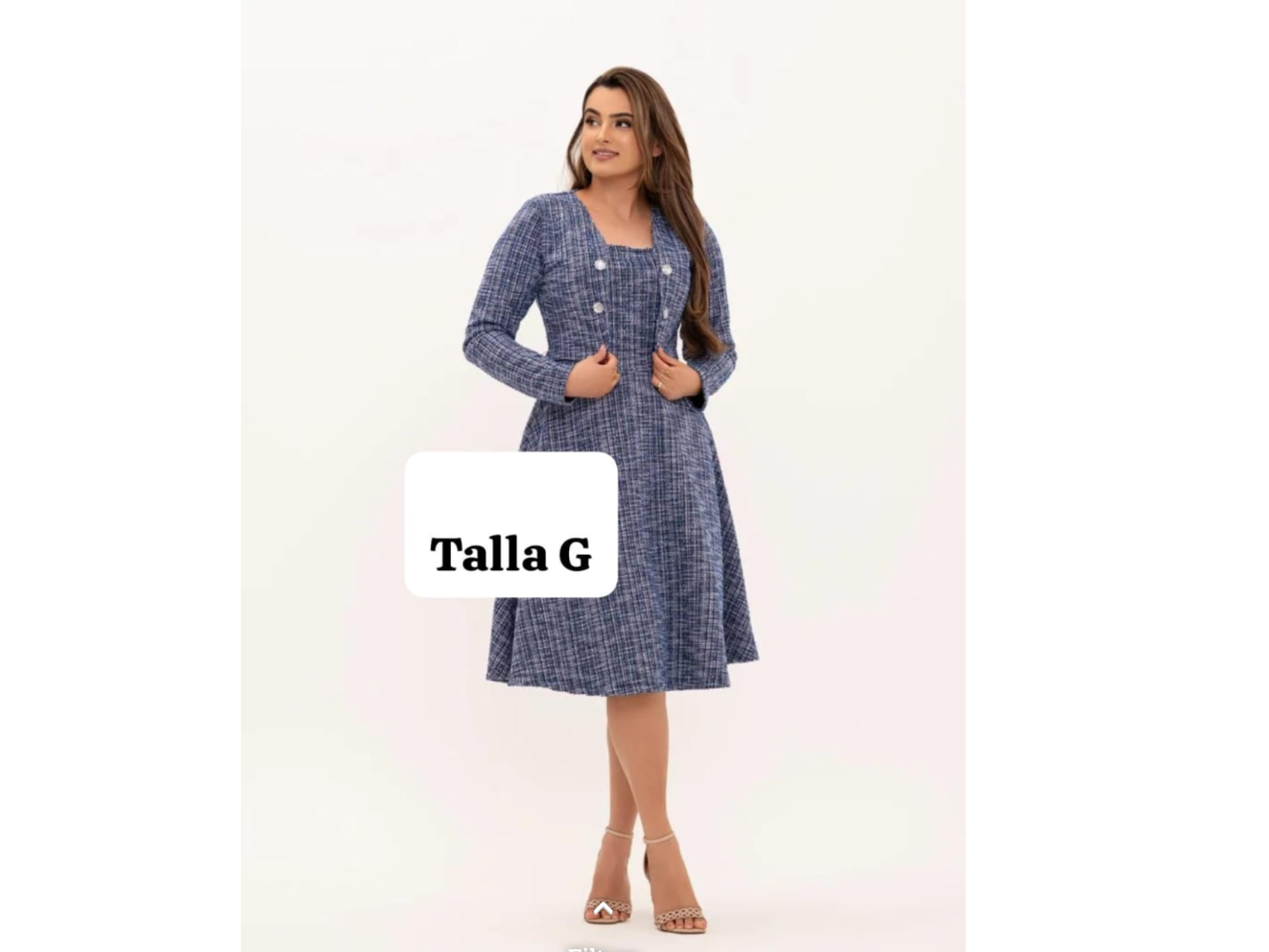 Vestido con saquito talla G