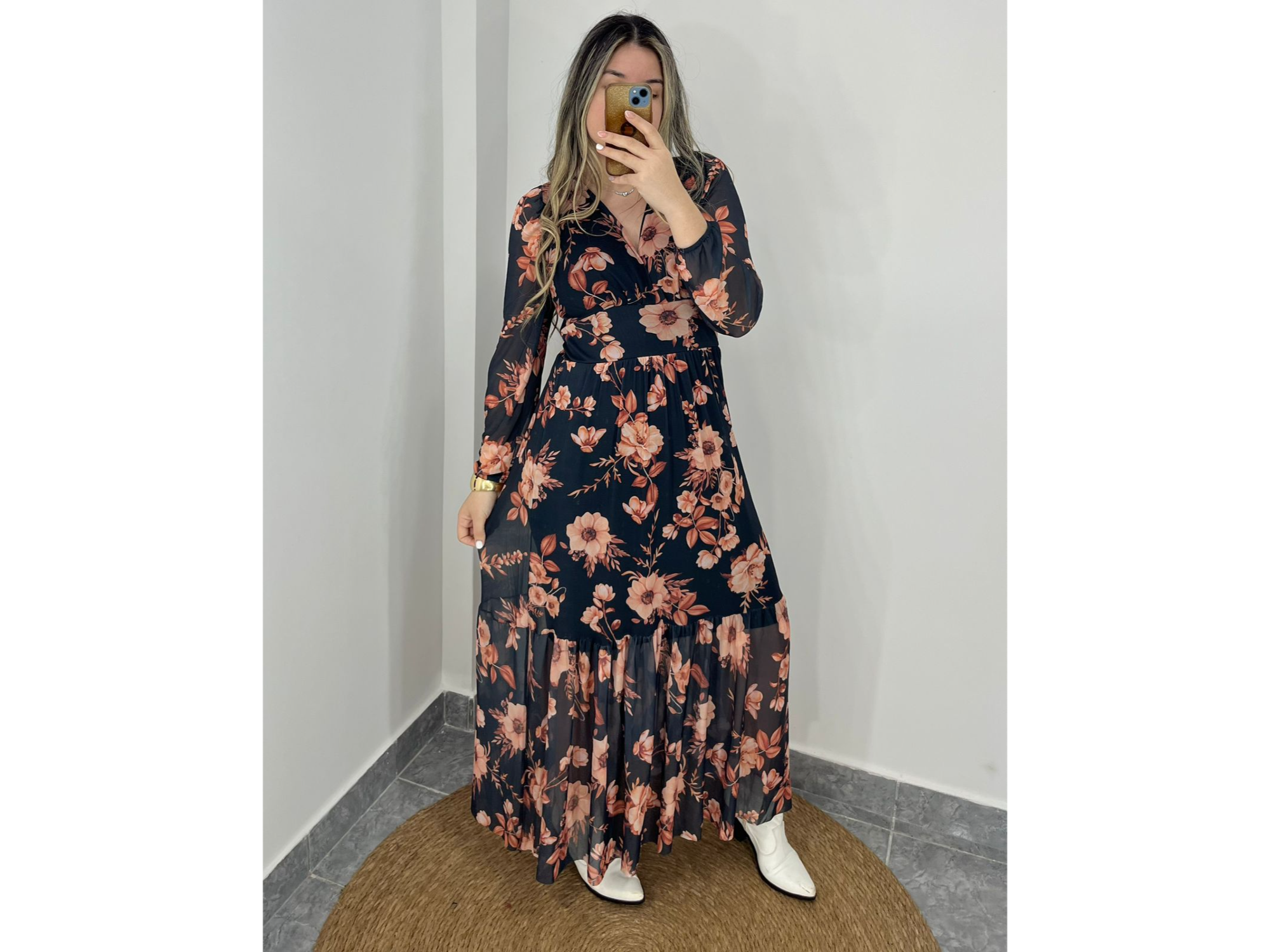 Vestido de microtul talla M/G