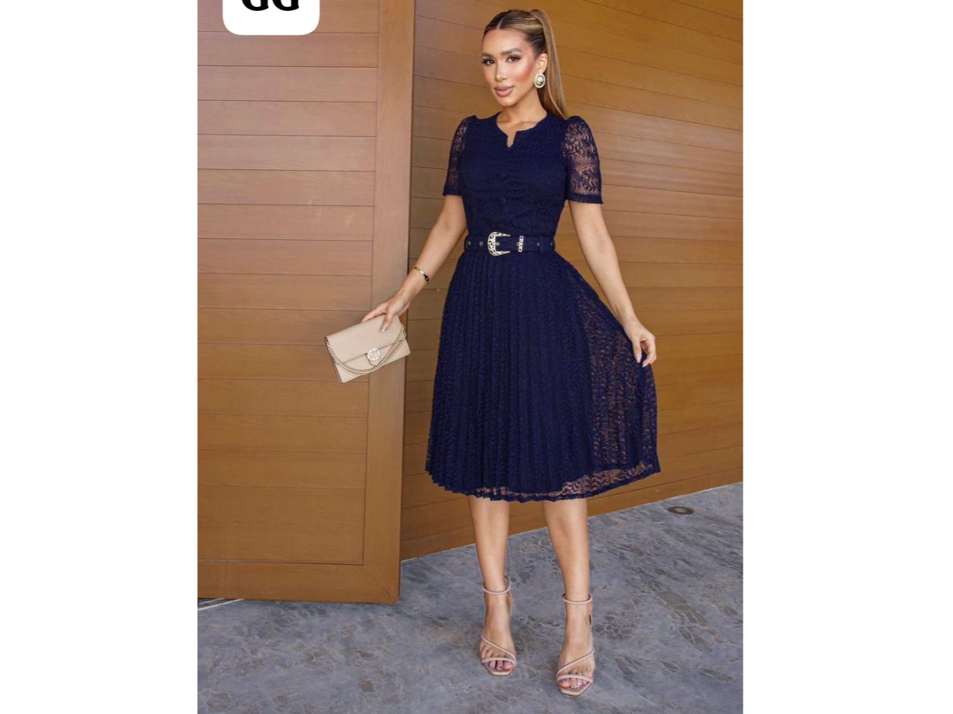 Vestido grippir forrado talla G