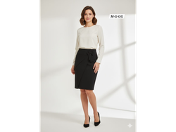 Pollera tubo de crep talla M y G