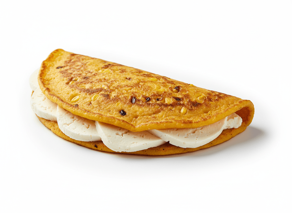 Cachapa con queso de mano