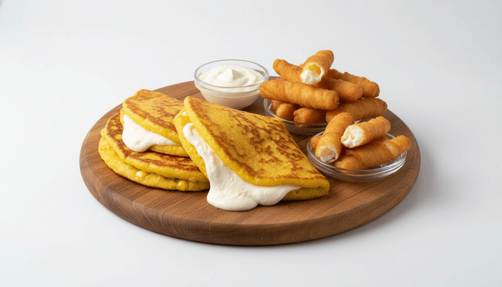 Cachapas y tequeños