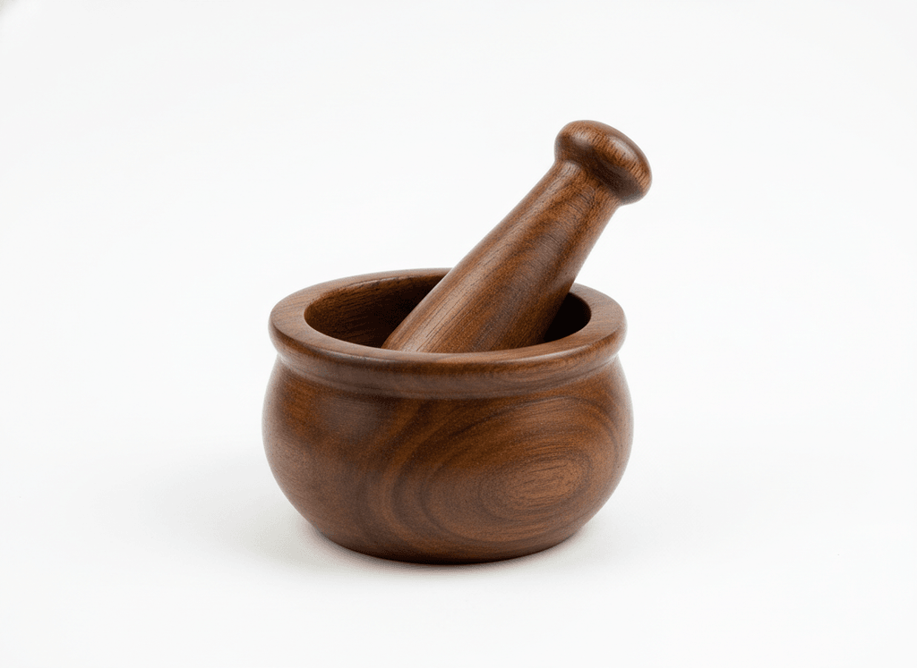 Mortero de madera