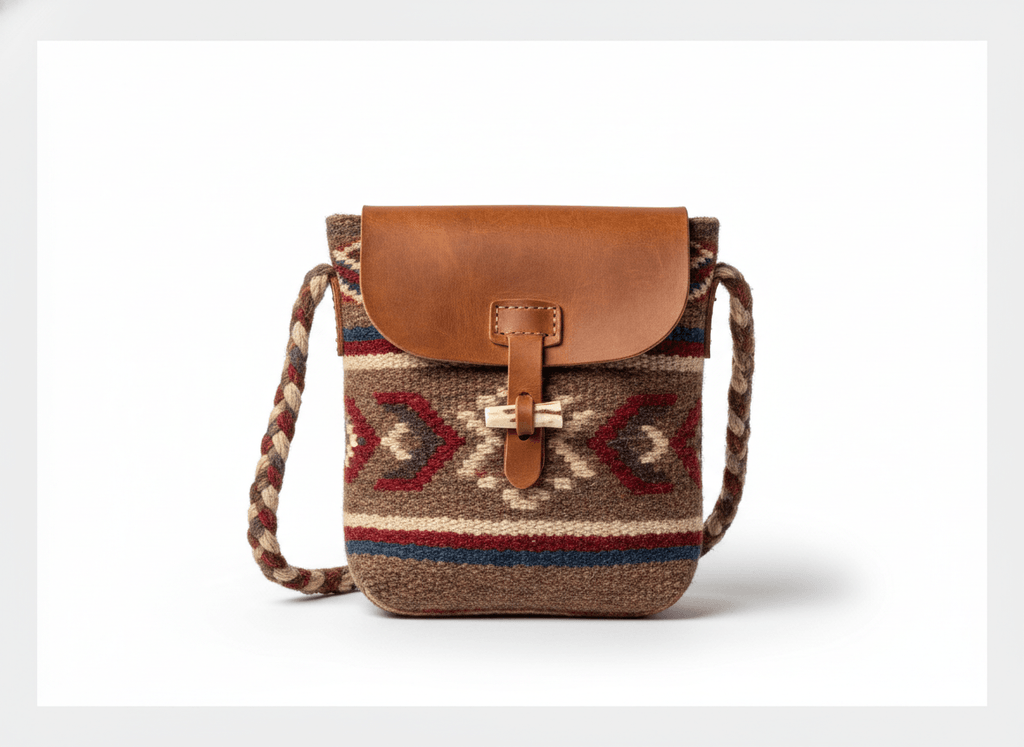Bolso chuspa de lana