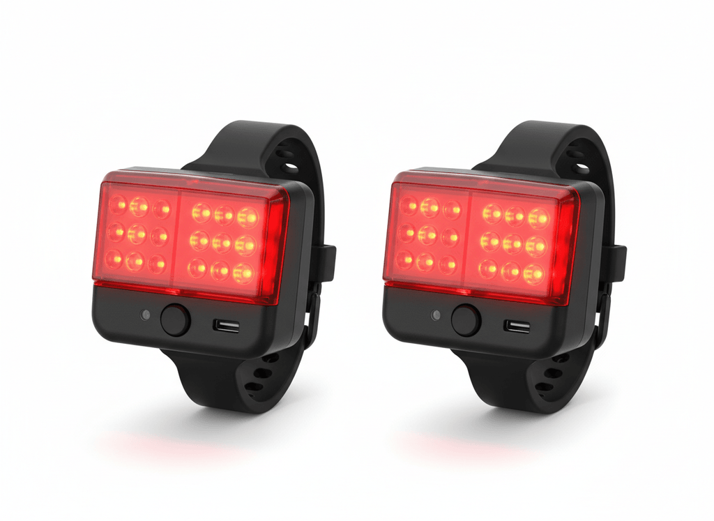 Luz trasera LED recargable