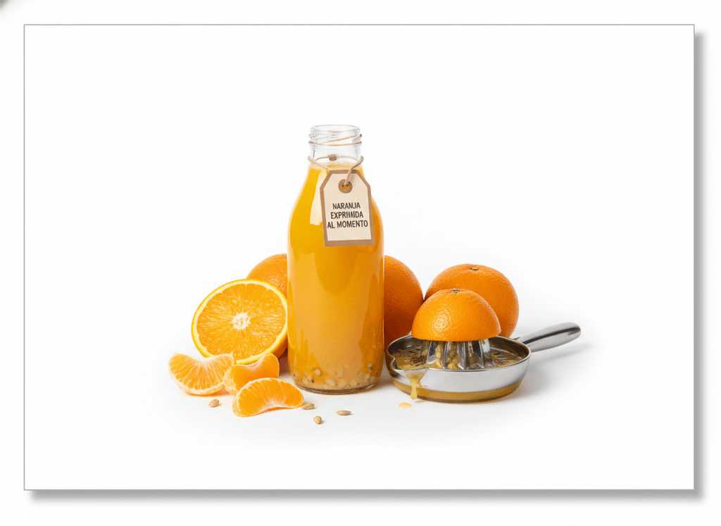 Jugo de naranja natural