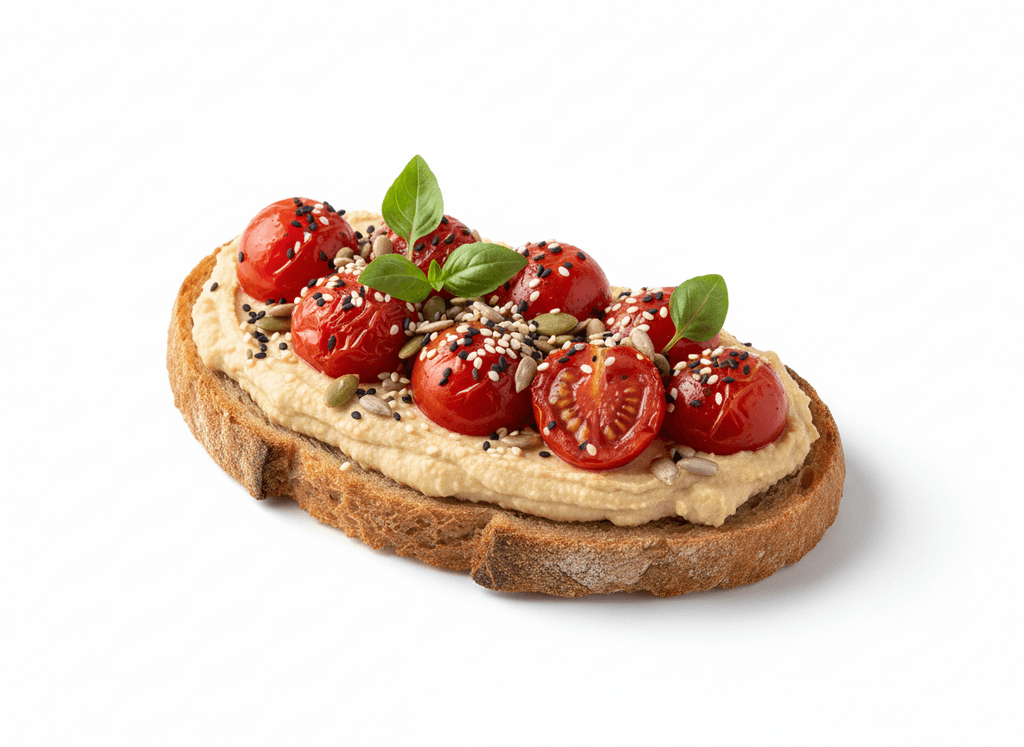 Tostada de hummus