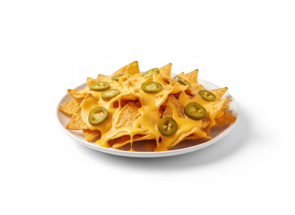 Nachos con cheddar
