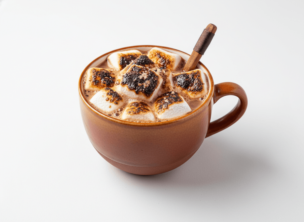 Chocolate con malvaviscos