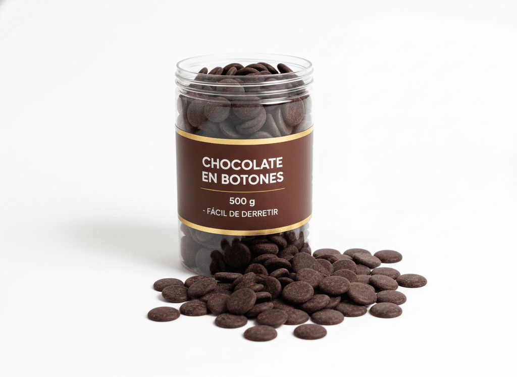 Chocolate en botones 500 g