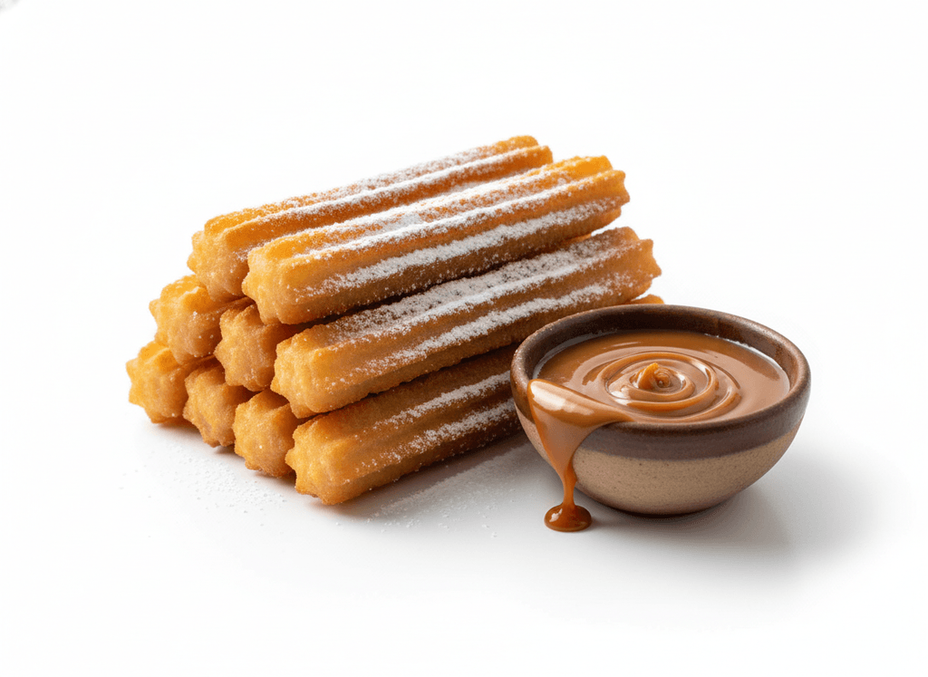 Churros con dulce de leche