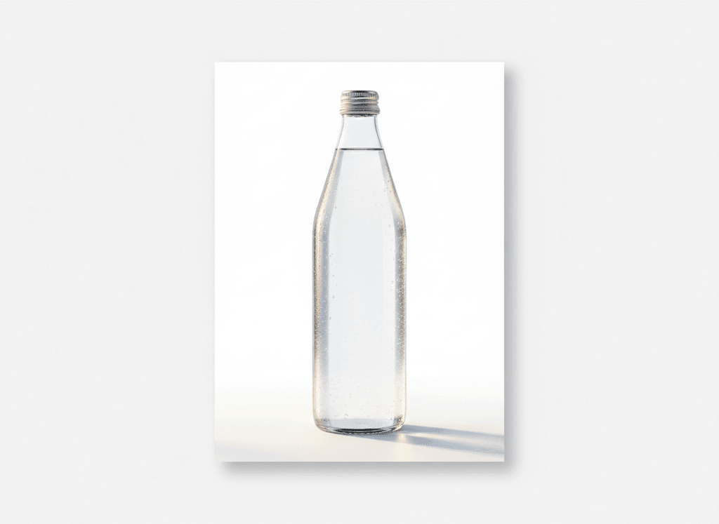 Agua mineral sin gas