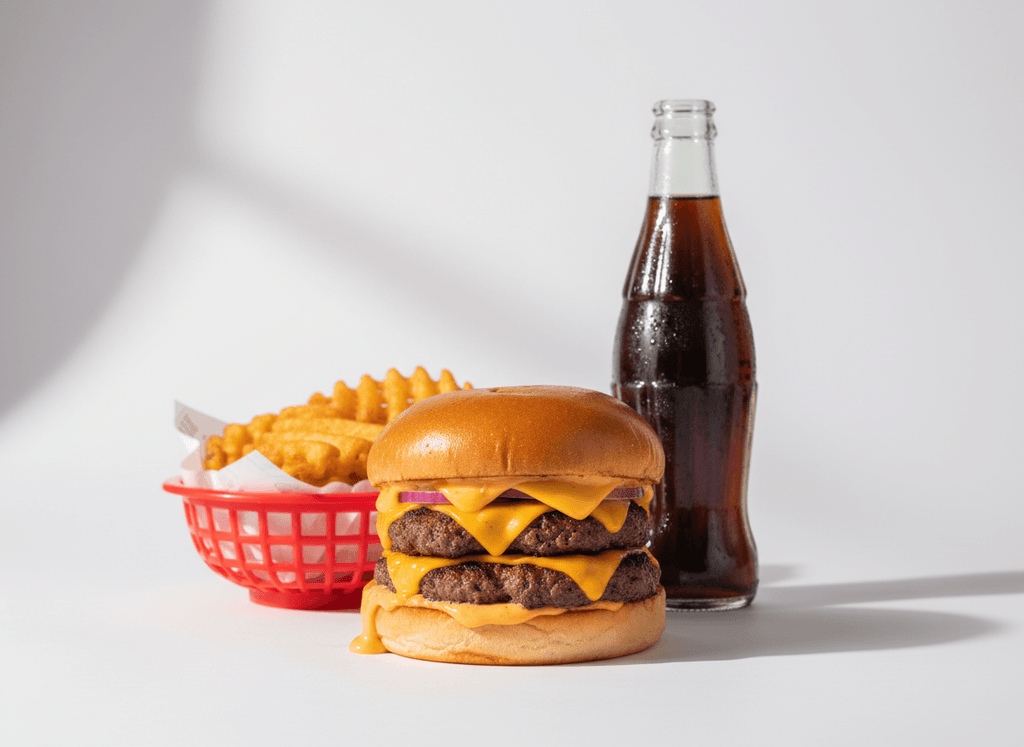 Combo doble cheddar