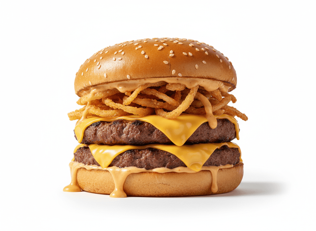 Hamburguesa doble cheddar