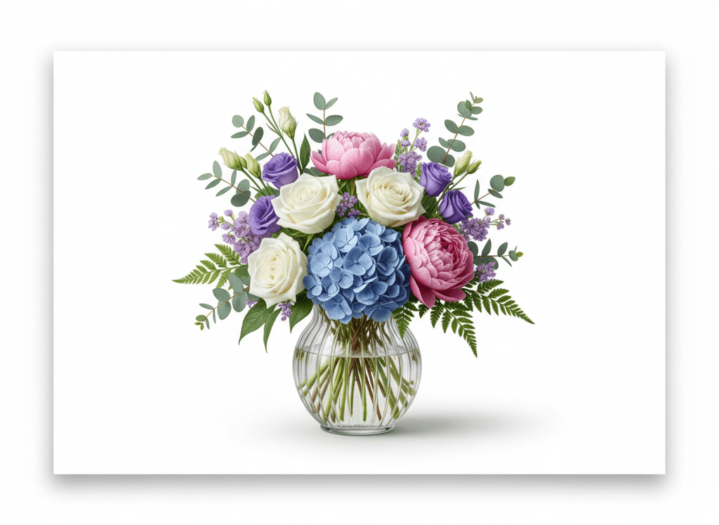 Arreglo en florero