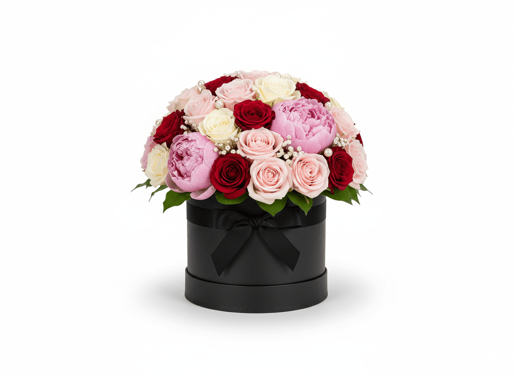 Caja de flores premium