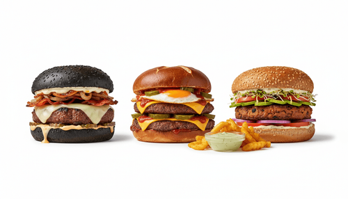 Hamburguesas dobles Zeus,Poseidón,Hades,Cronos
