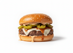 Burger jalapeño de Sin Culpa Sgo