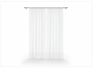 Cortinas de living de CARELEY