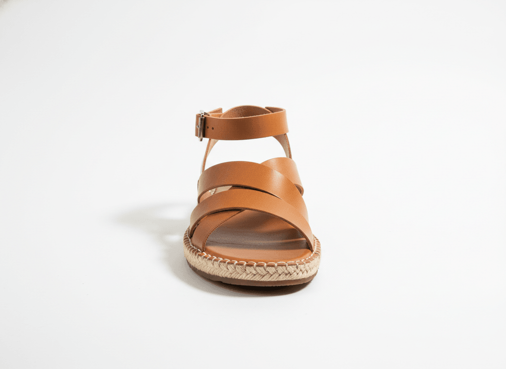 Sandalias de cuero de Meleri Fashion