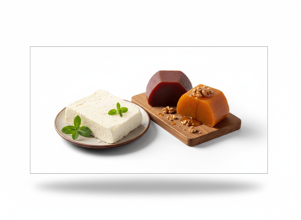 Queso y dulce