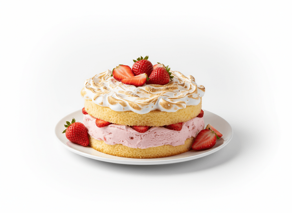 Torta helada frutilla