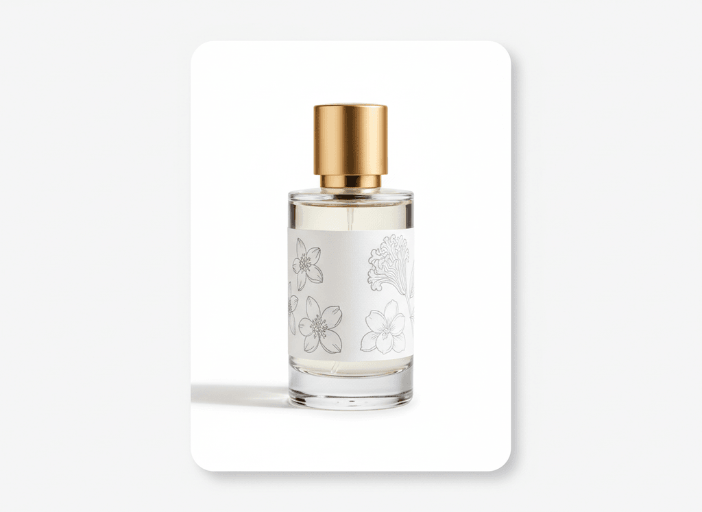 Parfum nicho floral blanco