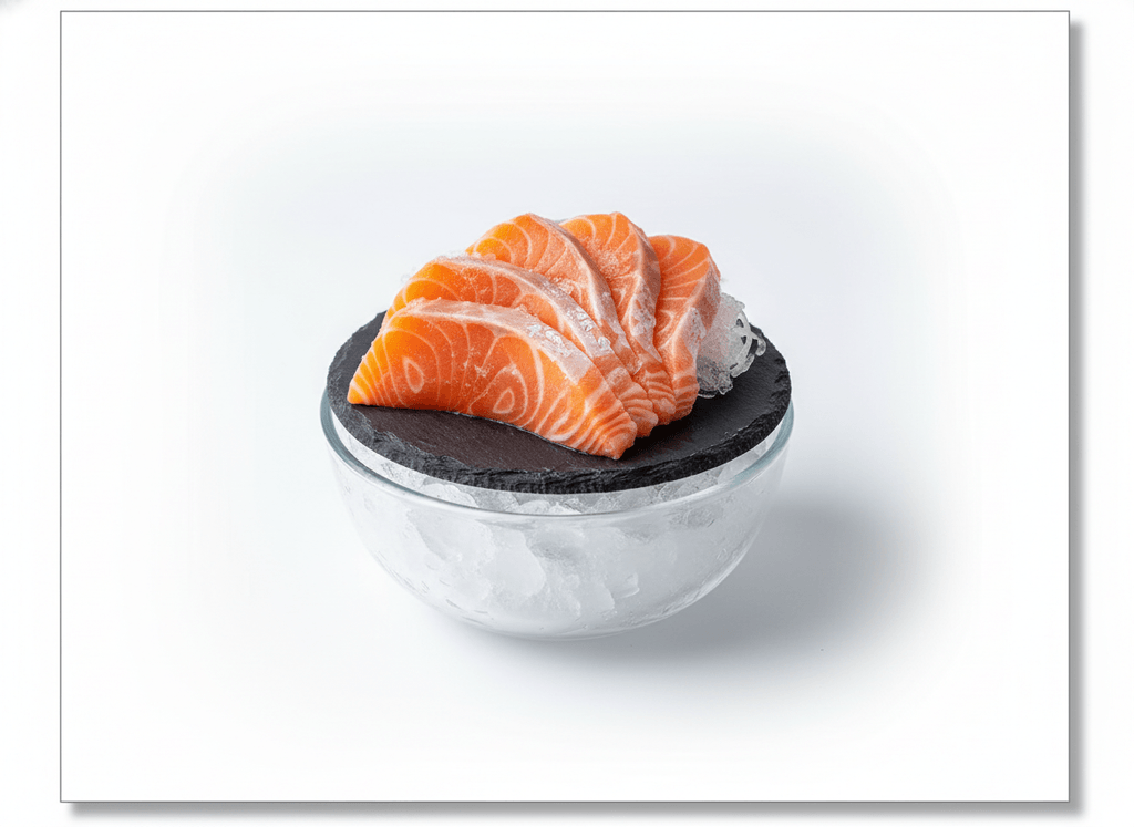 Salmón sashimi