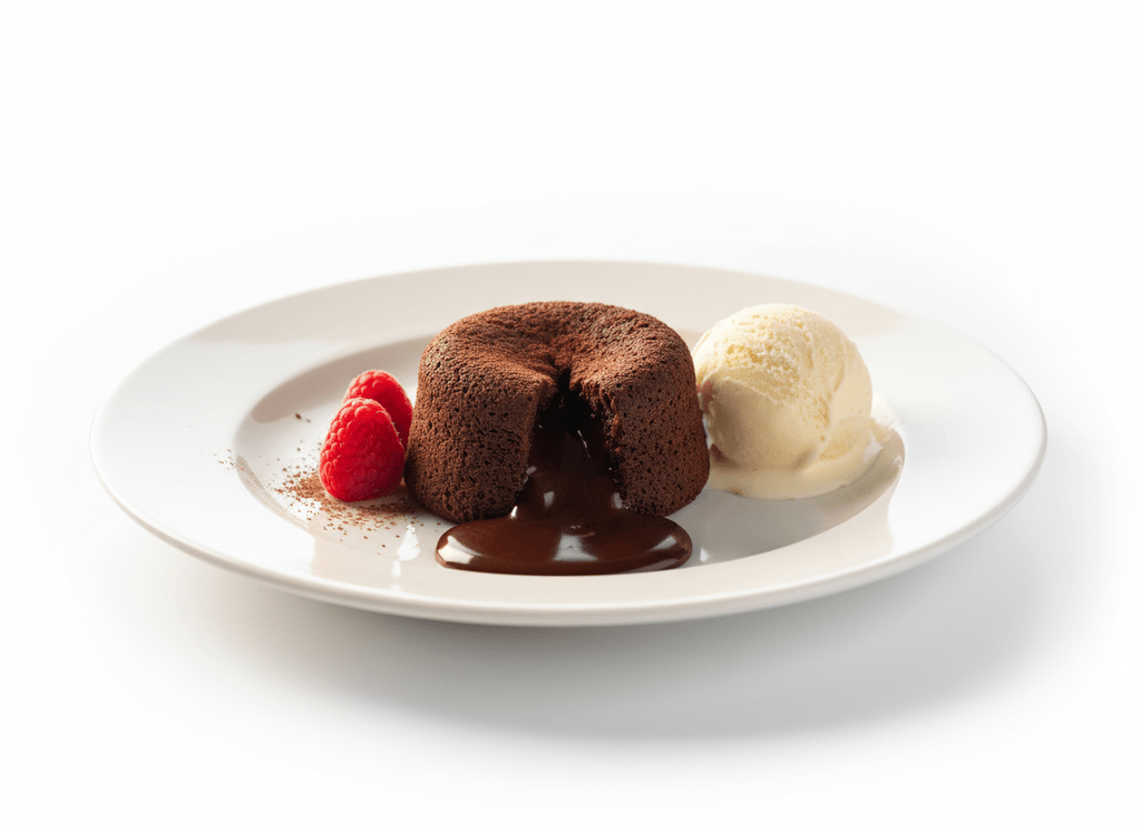 Volcán de chocolate